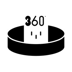 360 view glyph icon