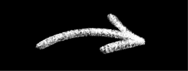 Arrow grunge vector .Arrow grunge white vector. Arrow grunge chalk vector	