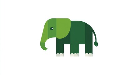 Fototapeta premium Cute Elephant Illustration