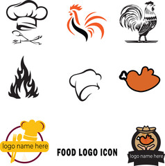 a logo for a restaurant that serves food and desserts,and use T-shirt design.