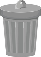 City trash bag. Rotting garbage in waste bag or street dustbins, full can bin pile rubbish accumulation dumpster overflow dump dirty food, cartoon trashcan neat vector illustration of waste garbage