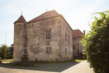 medieval castle Saint Miklosh in Chynadiyevo, Ukraine