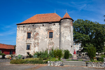 medieval castle Saint Miklosh in Chynadiyevo, Ukraine