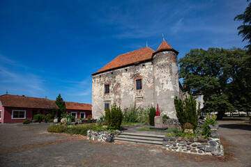 medieval castle Saint Miklosh in Chynadiyevo, Ukraine
