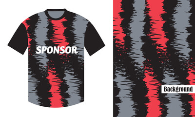 Black and yellow sublimation jersey t shirt printable design jersey with mockup geometric thunder pattern grunge halftone 