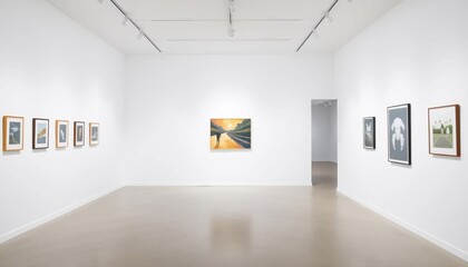 Contemporary Art Gallery Exhibit: A Serene Collection