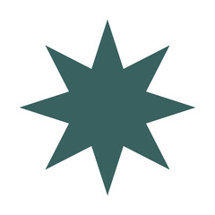 Obraz premium Islamic geometric shapes and ornamental frame icon