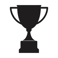 trophy icon in trendy flat style vector illustration