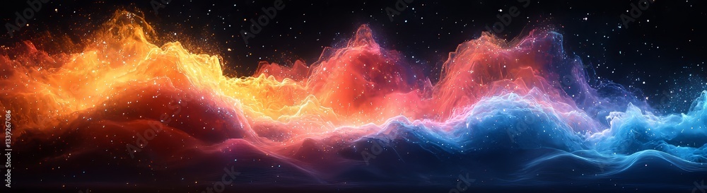 Aufkleber the concept of data flow and informational infinity is intertwined with digital footprints, data col