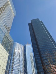 Obraz premium modern office building in hong kong