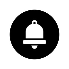 bell vector icon isolated on transparent background