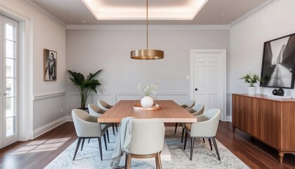 Elegant Modern Dining Room Interior Design