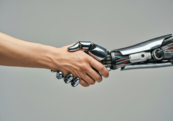 Symbiosis of Man and Technology: Handshake of the Future