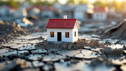 Small house standing strong after disaster