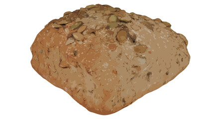 Bread with seed