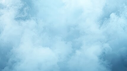 Obraz premium Vast blue sky panorama with soft white clouds, a breathtaking natural canvas