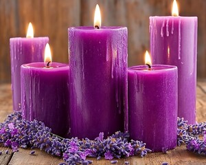 Candles and flowers create a warm and calm atmosphere with light