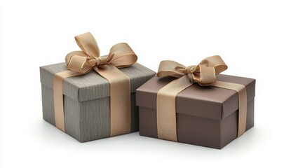 Elegant Gift Boxes with Ribbons for Celebratory Occasions
