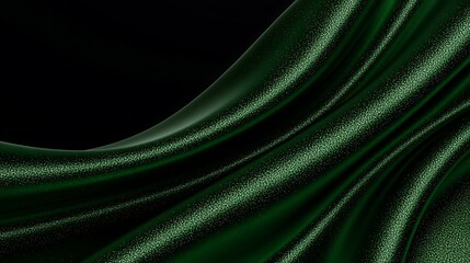Obraz premium Dark Green Fabric Texture Background