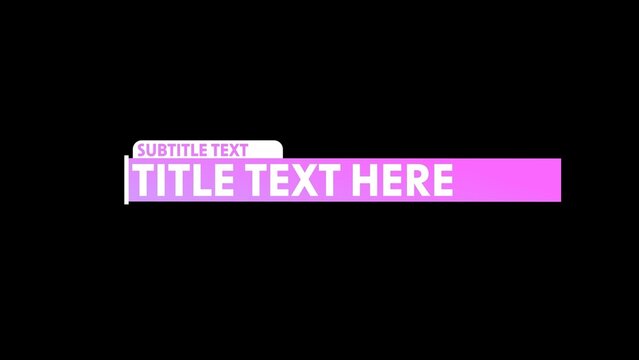 Clean Soft Gradient Text Lower Third