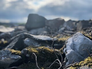 rocks in the mountains
