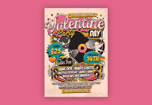 Valentines Day Party Flyer