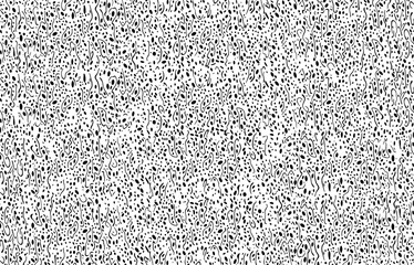 terrazzo seamless pattern with small scattered stone fragments in black and white vector