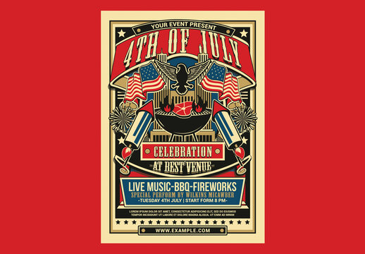 4th of July Celebration Flyer
