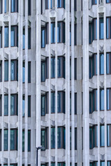 La arquitectura moderna y contemporanea de Londres, con líneas, detalles, geometría, y...