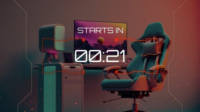 Gaming Streaming Countdown Timer for Start & Ending