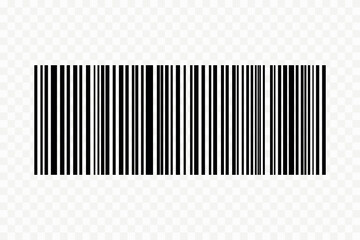 Barcode isolated on white background. Code stripes sticker. Barcode labels, customers qr code.