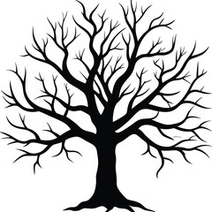 tree silhouette vector