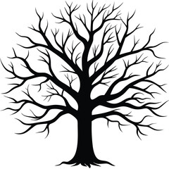 Fototapeta premium tree silhouette vector