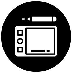 Vector Design Graphic Tablet Icon Style
