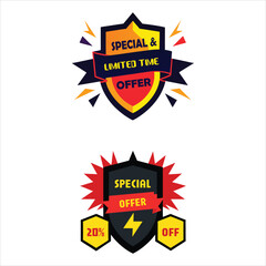 Special Deal Badge Vector Art