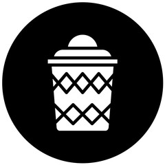 Vector Design Trash Can Icon Style