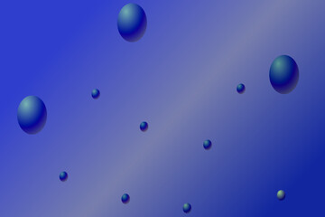Abstract background with circles and Blue gradient 