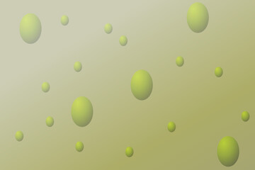 Abstract background with circles and yellow gradient