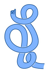 Obraz premium Illustration of a large arm