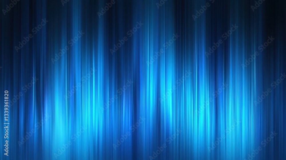 Poster deep shades of blue blend seamlessly in a smooth, flowing pattern. the soft lines create a tranquil 
