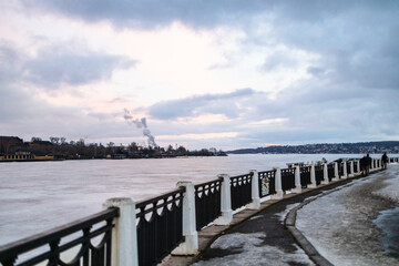 Fototapeta premium embankment and river near Ipatiev Monastery