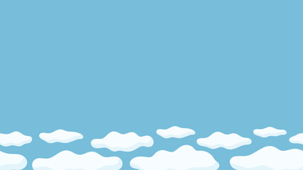 Horizontally connected pattern with copy space