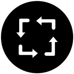 Vector Design Rectangular Arrow Icon Style