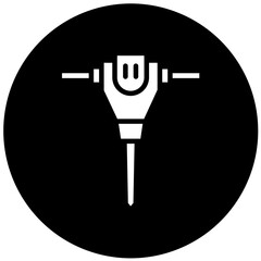 Jackhammer Vector Design Icon Style