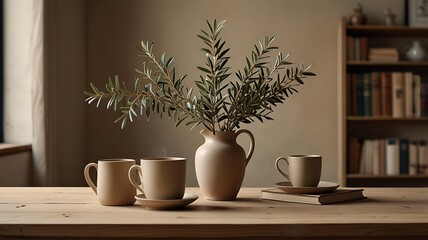 Fototapeta premium still life with a cup of tea
