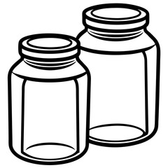 empty glass jar