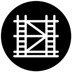 Scaffolding Plank Vector Design Icon Style