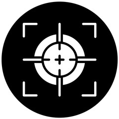 Crosshair Vector Design Icon Style
