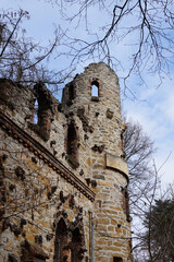 Old ruined castle in Germany  