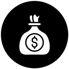 Money Bag Vector Design Icon Style